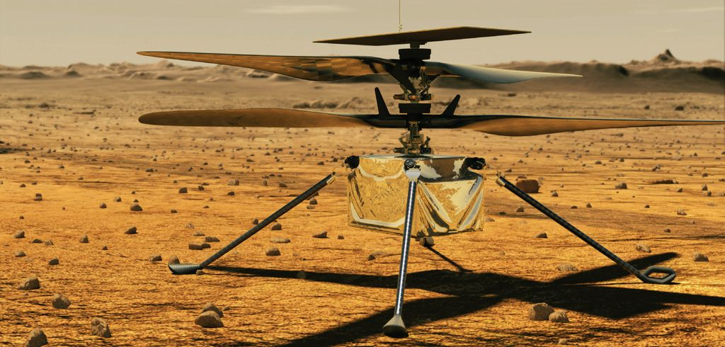 La NASA s'apprête à effectuer le premier vol de son hélicoptère Ingenuity sur Mars