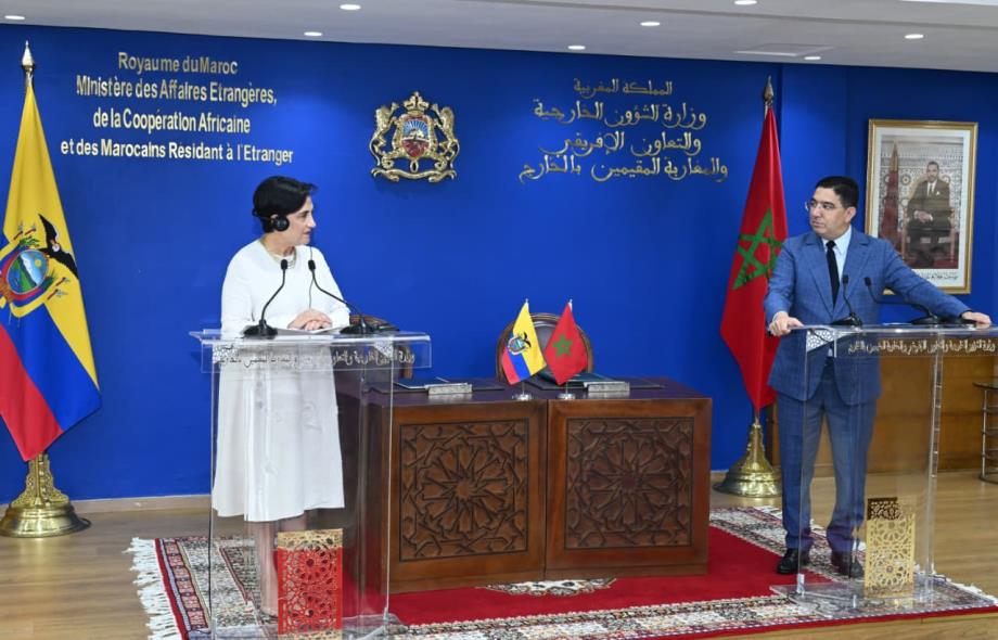 بوريطة: العلاقات بين المغرب والإكوادور تعيش "عهدا جديدا" من التعاون المثمر بوريطة: العلاقات بين المغرب والإكوادور تعيش "عهدا جديدا" من التعاون المثمر