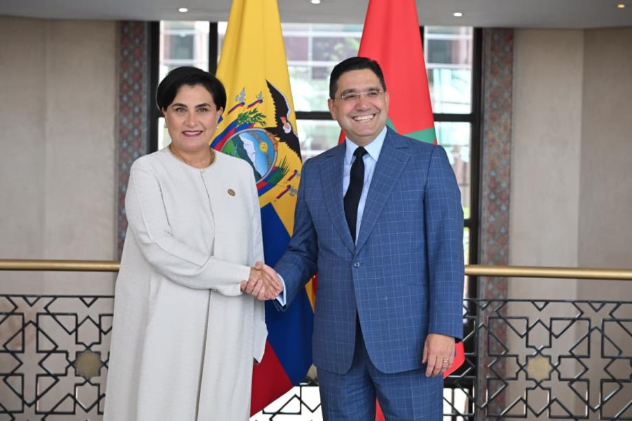وزيرة العلاقات الخارجية الإكوادورية: المغرب "شريك استراتيجي" و"بوابة ولوج" الإكوادور إلى إفريقيا وزيرة العلاقات الخارجية الإكوادورية: المغرب "شريك استراتيجي" و"بوابة ولوج" الإكوادور إلى إفريقيا