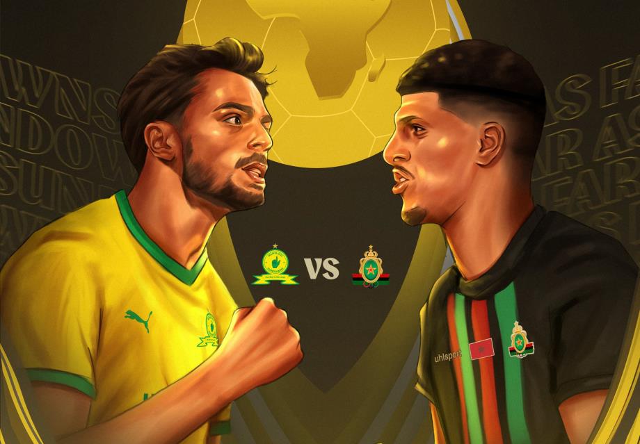 نهائي دوري أبطال إفريقيا .. موعد المباراة الحاسمة بين الجيش الملكي وماميلودي صانداونز