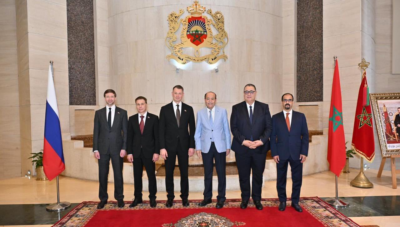 النائب الأول لرئيس مجلس المستشارين يتباحث بالرباط مع رئيس مجموعة الصداقة الروسية-المغربية بمجلس الاتحاد الروسي