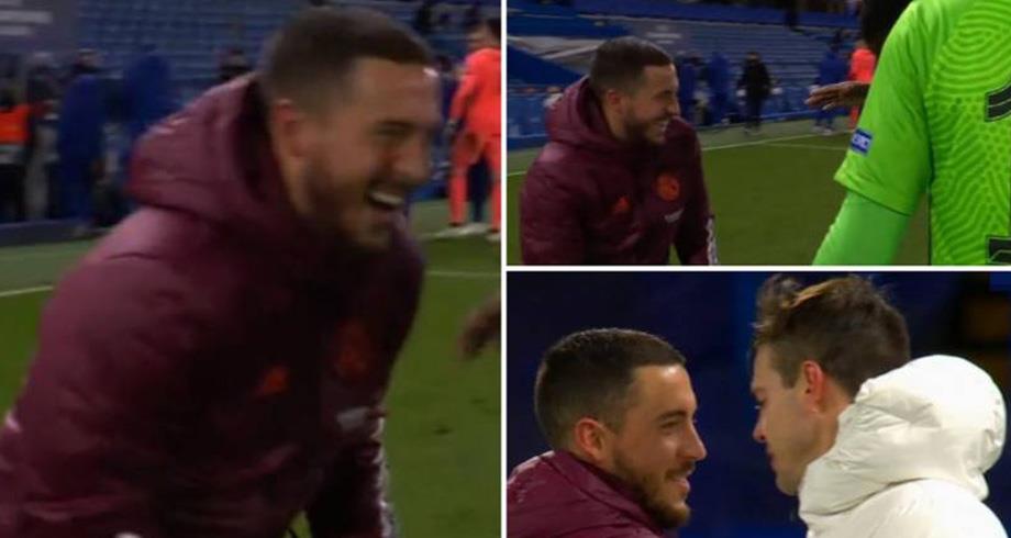 Hazard s'excuse pour avoir ri avec des joueurs de Chelsea après l'élimination du Real