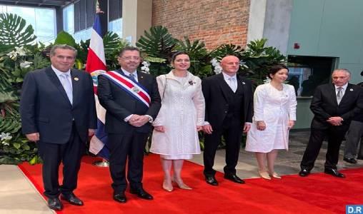 San José: le nouveau président du Costa Rica reçoit Aziz Akhannouch