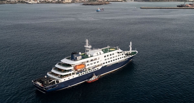 Hantavirus : le navire de croisière MV Hondius en approche du port de Rotterdam Hantavirus : le navire de croisière MV Hondius en approche du port de Rotterdam