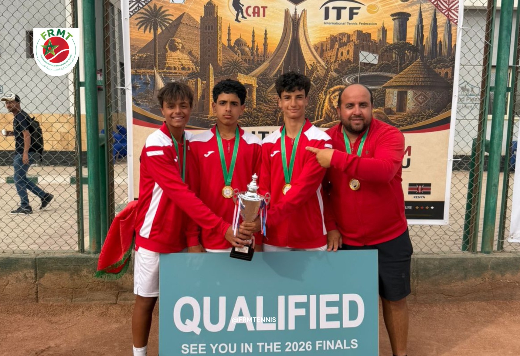 Championnat d'Afrique de Tennis par équipes U14 (garçons): la sélection marocaine remporte le titre
