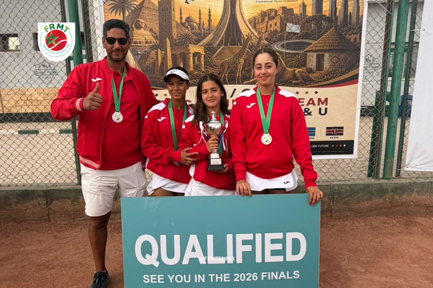 Championnat d'Afrique de Tennis par équipes U14 (filles) : Participation remarquable de l'équipe marocaine