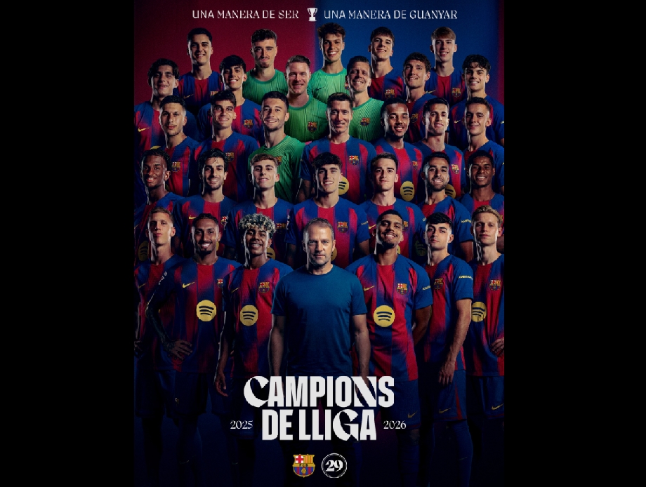 Le FC Barcelone écrase le Real Madrid et s’offre un 29e sacre en Liga