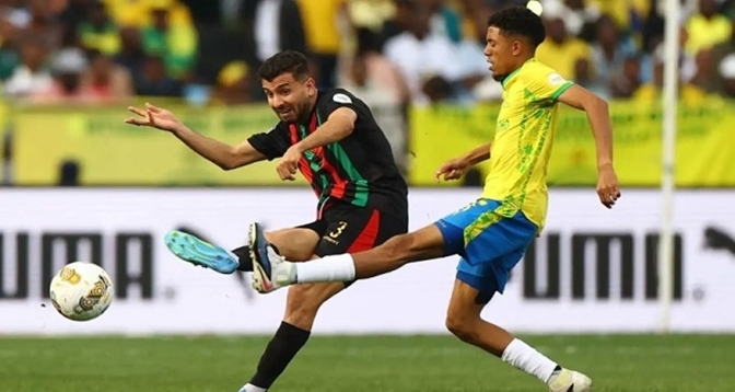 تعثر الجيش الملكي أمام ماميلودي صانداونز في ذهاب نهائي دوري أبطال إفريقيا