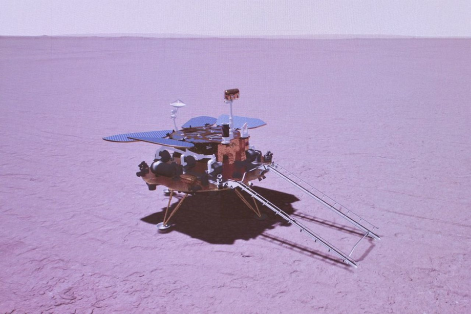 Le rover chinois parcourt près de 600 m sur Mars
