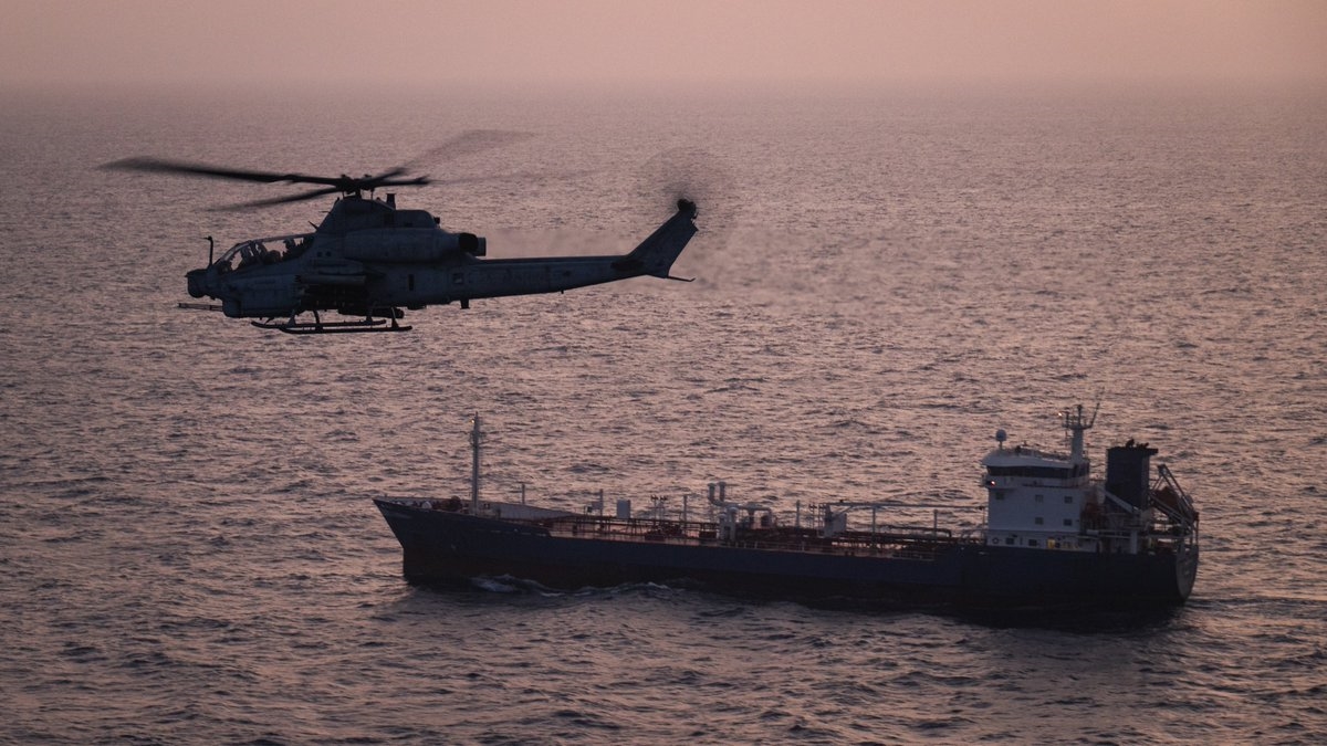 Les États-Unis annoncent l’interception d’un nouveau pétrolier dans le golfe d’Oman Les États-Unis annoncent l’interception d’un nouveau pétrolier dans le golfe d’Oman