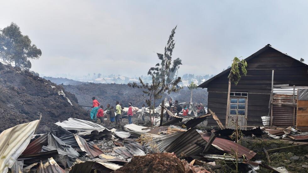 الكونغو الديمقراطية .. ارتفاع حصيلة قتلى ثوران بركان غوما إلى 32 شخصا