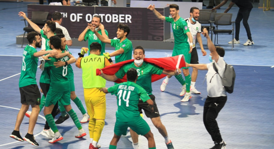 "أسود الصالات" يتوّجون بلقب كأس العرب