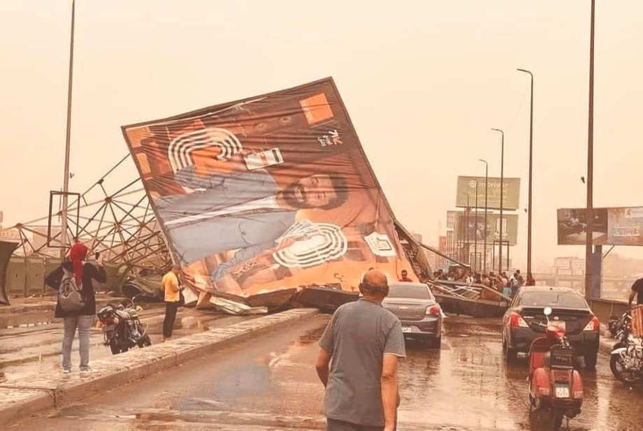 Égypte : Une impressionnante tempête de sable fait un mort et cinq blessés au Caire