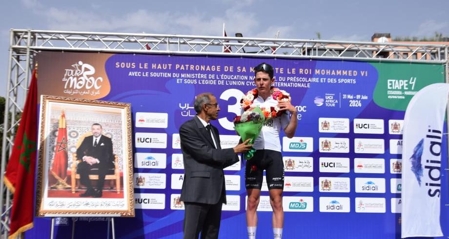 طواف المغرب للدراجات 2024 .. الفرنسي داميان جيرارد يفوز بالمرحلة الرابعة