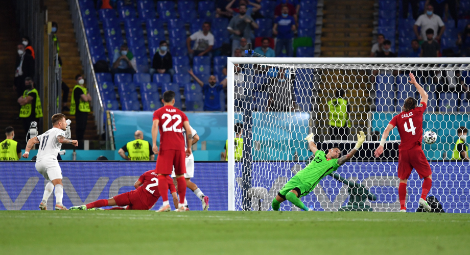 كأس أوروبا.. إيطاليا تفتتح البطولة بثلاثية في مرمى تركيا