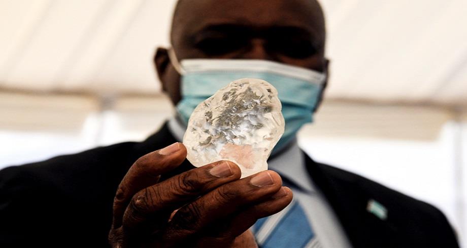 Découverte d'un gigantesque diamant au Botswana