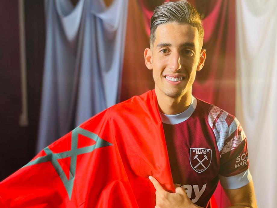 West Ham officialise l'arrivée du Marocain Nayef Aguerd