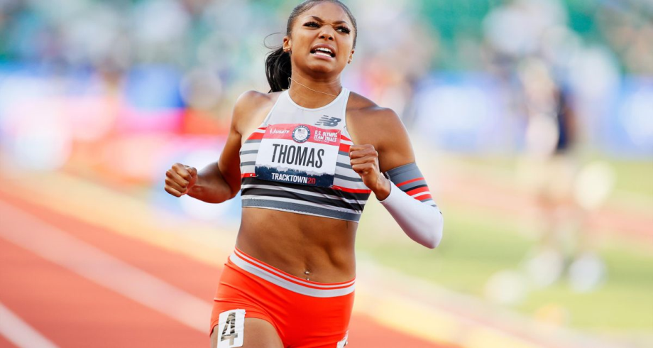 Athlétisme: l'Américaine Gabby réalise la meilleure performance de 2021 sur 200 mètres