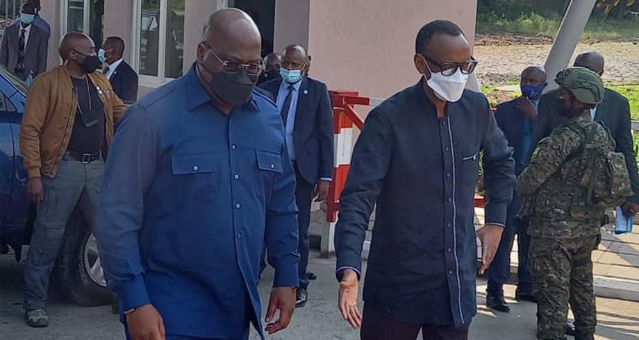 Les présidents Kagame et Tshisekedi en visite transfrontalière au Rwanda et en RD Congo