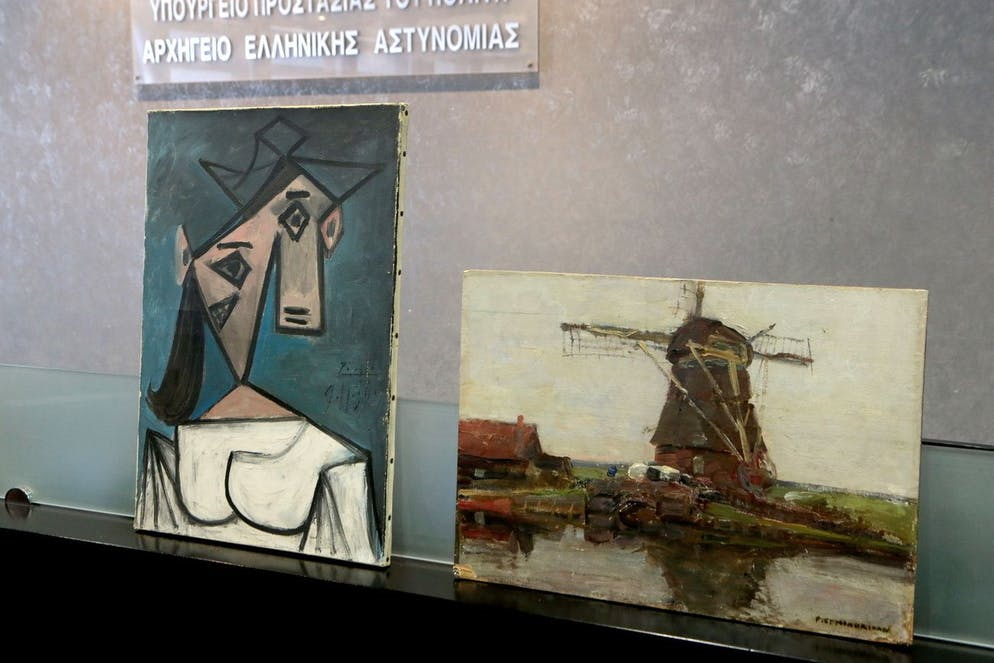 Grèce: La police retrouve un Picasso et un Mondrian volés en 2012
