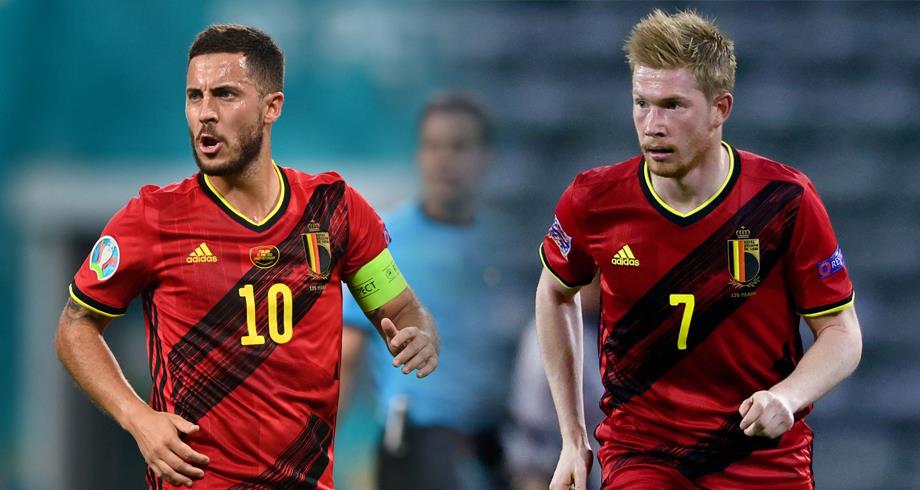 Euro 2020: les Belges Eden Hazard et De Bruyne absents à l'entraînement