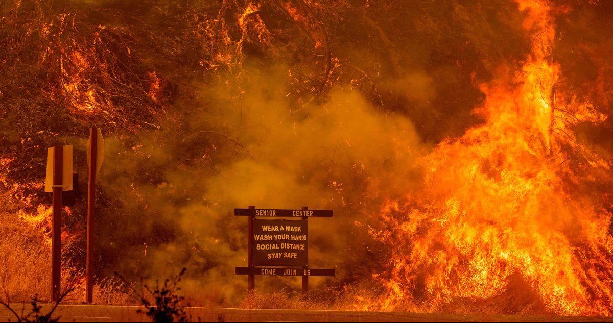 عناصر الإطفاء يكافحون لاحتواء الحرائق في غرب الولايات المتحدة وكندا