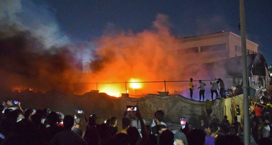 64 قتيلا ضحايا حريق مستشفى الناصرية في جنوب العراق