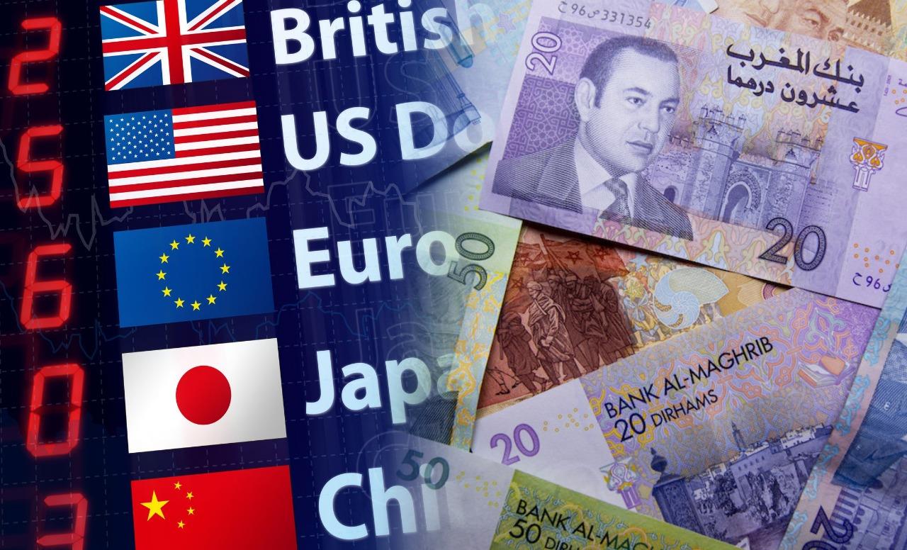 أسعار صرف أهم العملات الأجنبية مقابل الدرهم