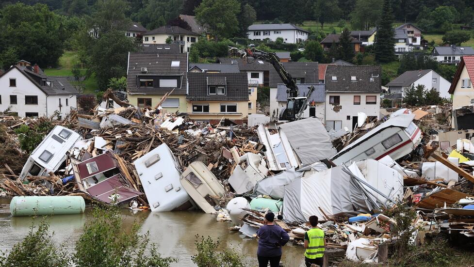 خمسة مليارات يورو قيمة خسائر ألمانيا المؤمن عليها جراء الفيضانات