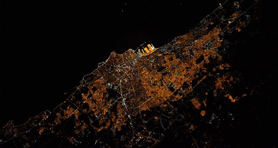 رائد فضاء ينشر صورة للدار البيضاء مأخوذة من محطة الفضاء الدولية
