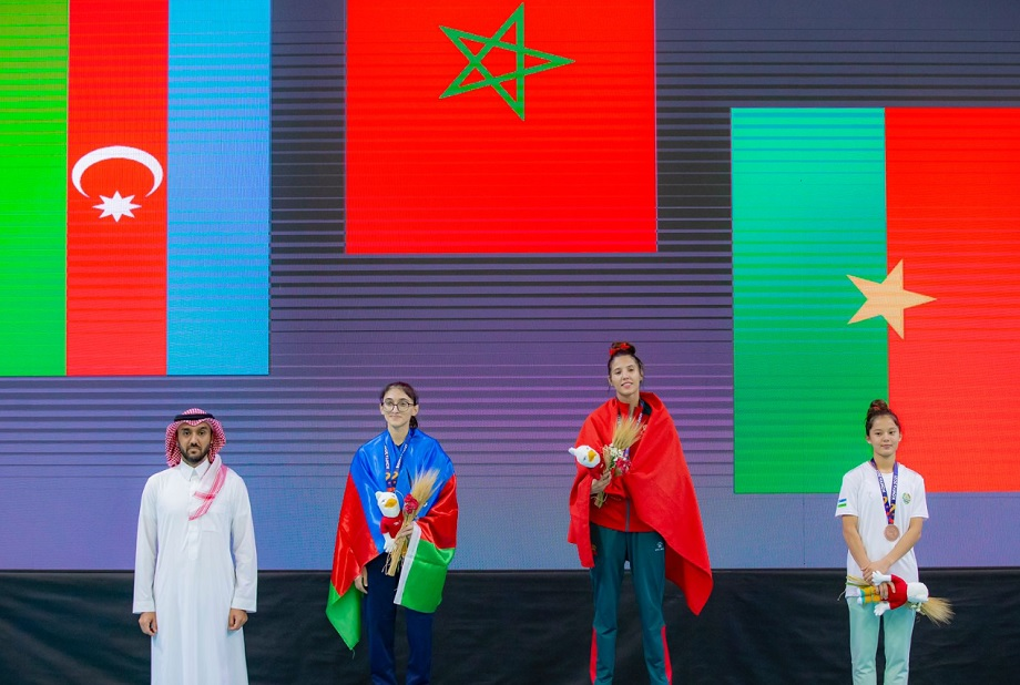 Jeux de la solidarité islamique 2022: la taekwondoïste marocaine Soukaina Sahib s'offre la médaille d'or