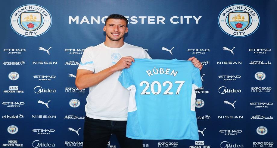 Premier League: Ruben Dias prolonge à Manchester City jusqu'en 2027
