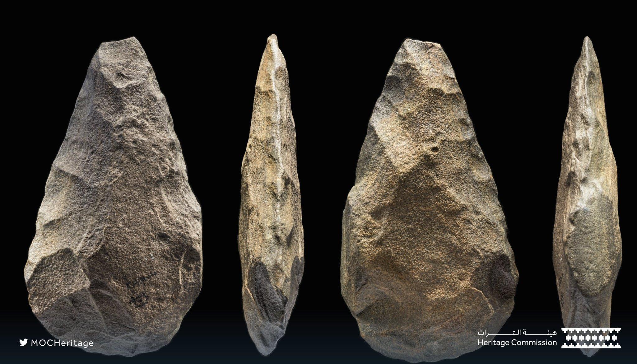 اكتشاف دلائل لهجرات بشرية مبكرة من إفريقيا إلى شمال الجزيرة العربية قبل 400 ألف سنة