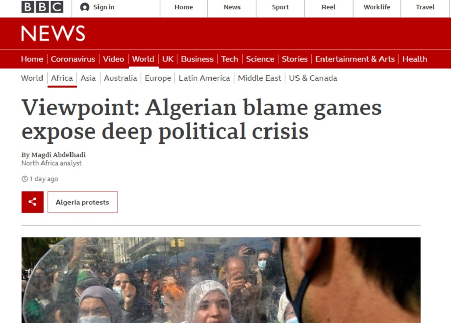 BBC: faire du Maroc un bouc émissaire, une vieille tactique du régime algérien pour détourner l'attention sur son échec