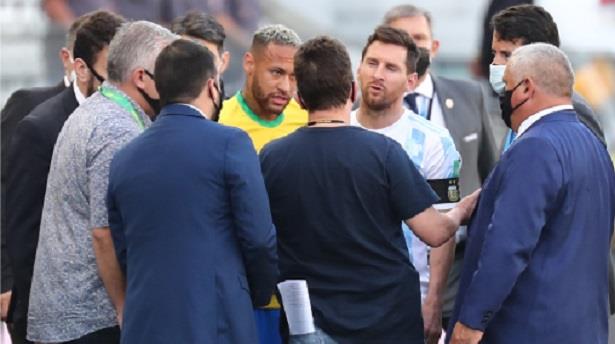 توقف مباراة البرازيل والأرجنتين بسبب مخالفة بروتوكولات كوفيد-19
