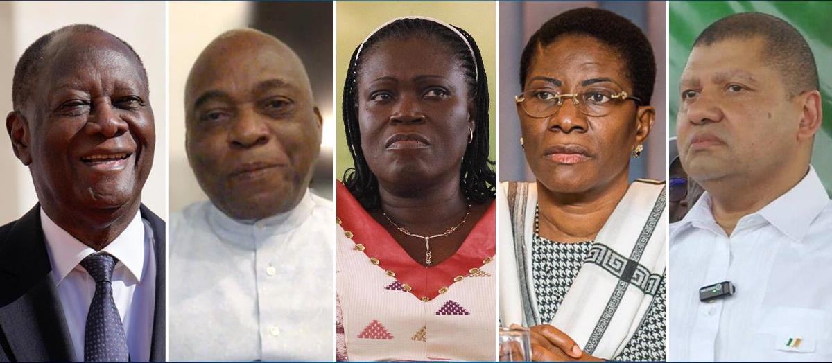 Côte d'Ivoire: cinq candidats retenus pour la Présidentielle du 25 octobre