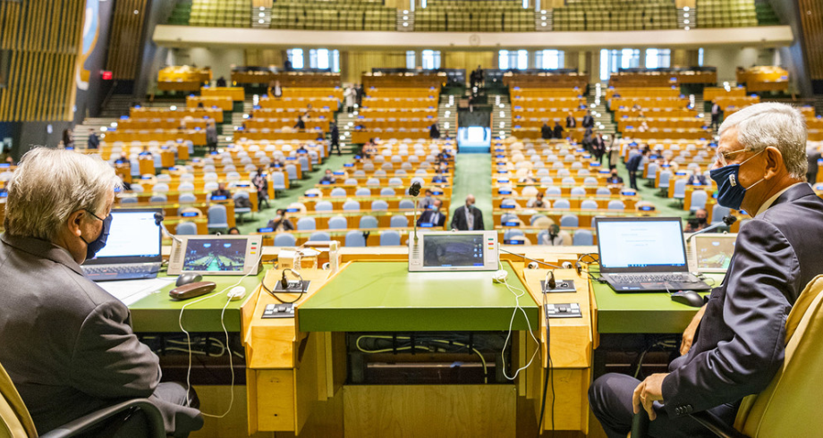 الجمعية العامة للأمم المتحدة.. افتتاح أشغال الدورة الـ76 في ظل استمرار جائحة كوفيد-19