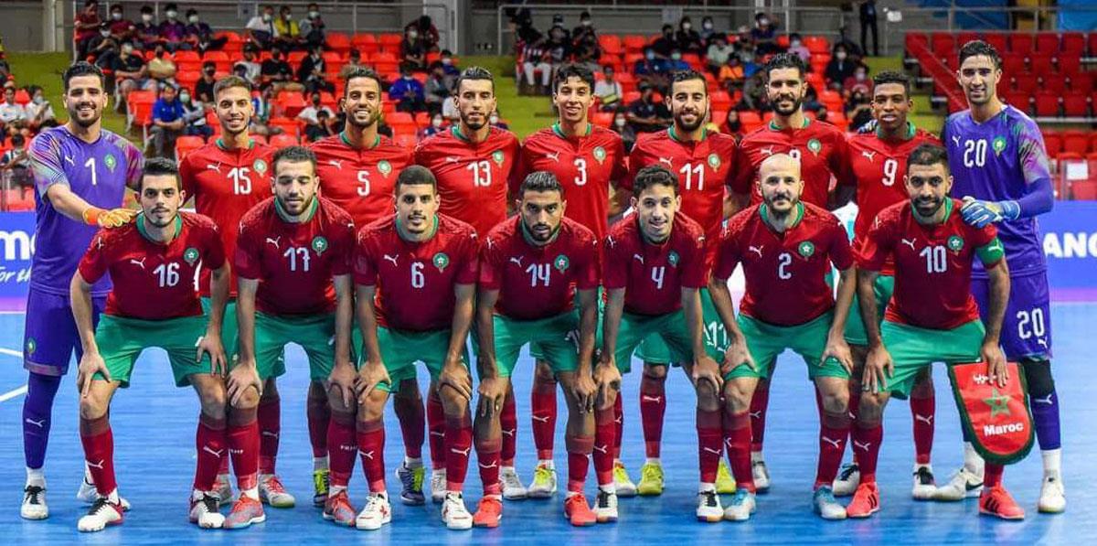 Futsal: L'équipe du Maroc se maintient à la 8è place mondiale