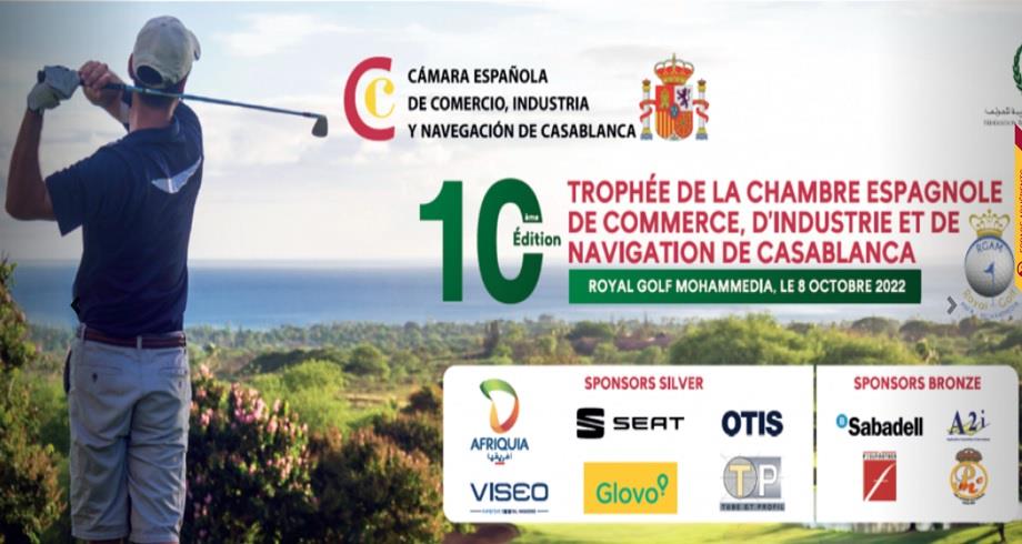 Chambre espagnole de commerce de Casablanca : 10e tournoi annuel de golf