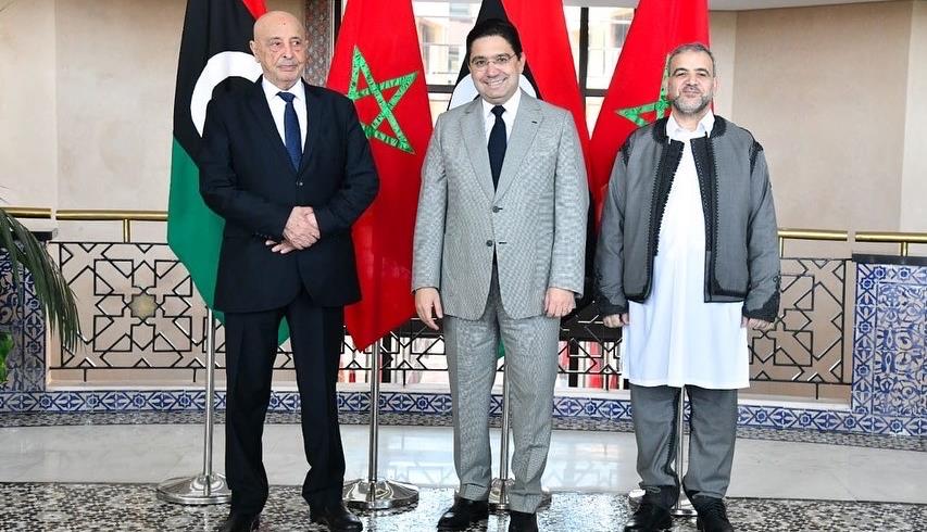 Libye : rencontre au Maroc de Khaled Meshri et Aguila Saleh Issa