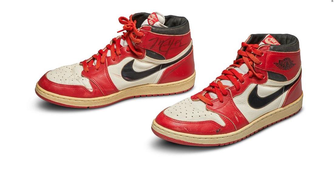 Les baskets emblématiques de Michael Jordan atteignent près de 1,5 million de dollars aux enchères