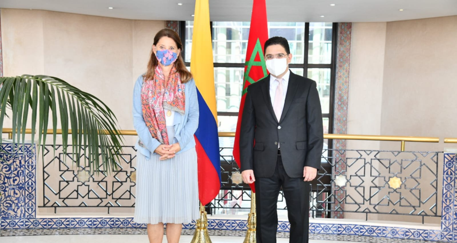 بوريطة يجري مباحثات مع نائبة الرئيس الكولومبي