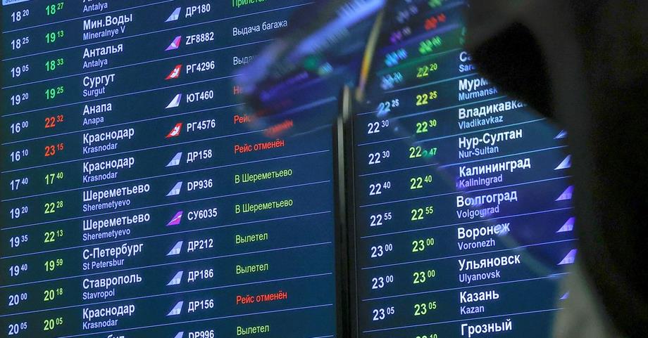 روسيا تستأنف الثلاثاء رحلاتها الجوية مع تسع دول