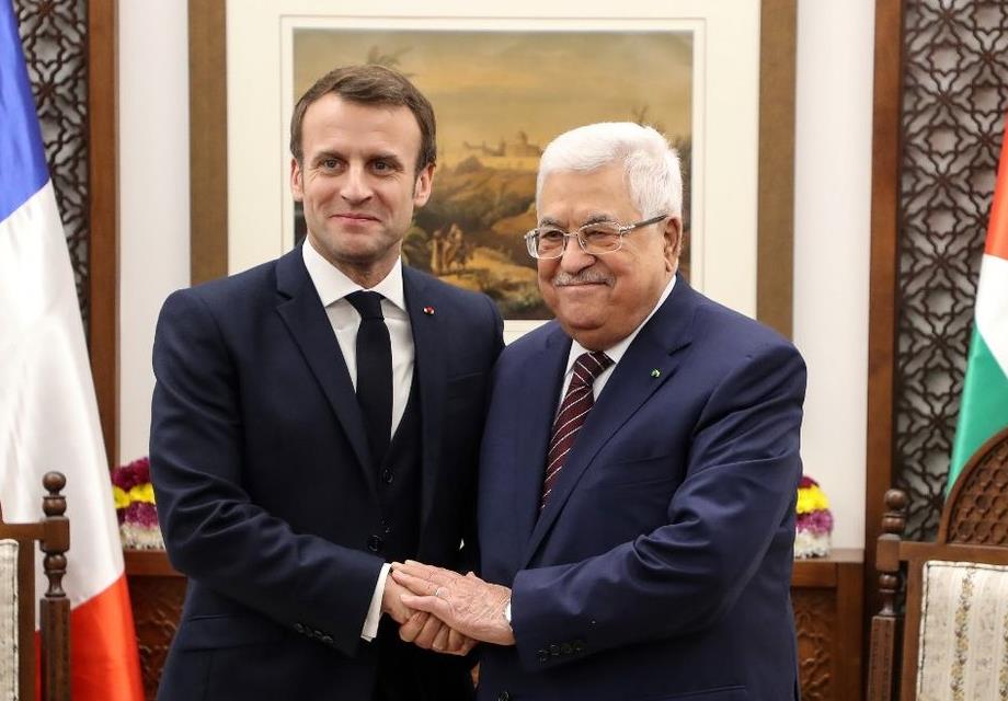 Mahmoud Abbas mardi à Paris pour des entretiens avec le président français Emmanuel Macron