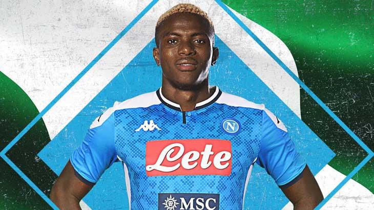 Foot: l'attaquant nigérian de Naples Osimhen absent trois mois et forfait pour la CAN