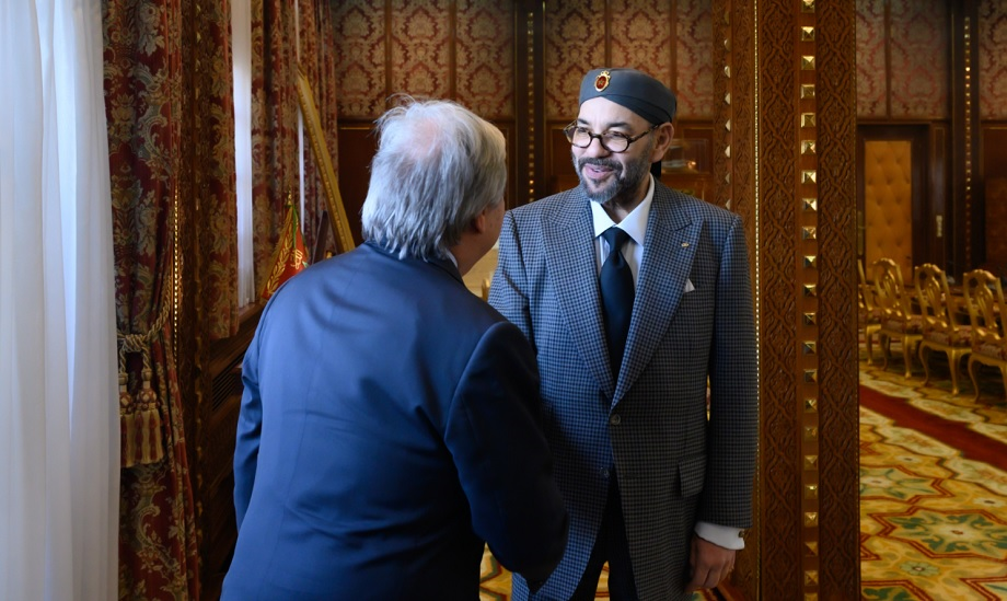 Le Roi Mohammed VI reçoit le SG de l'ONU António Guterres
