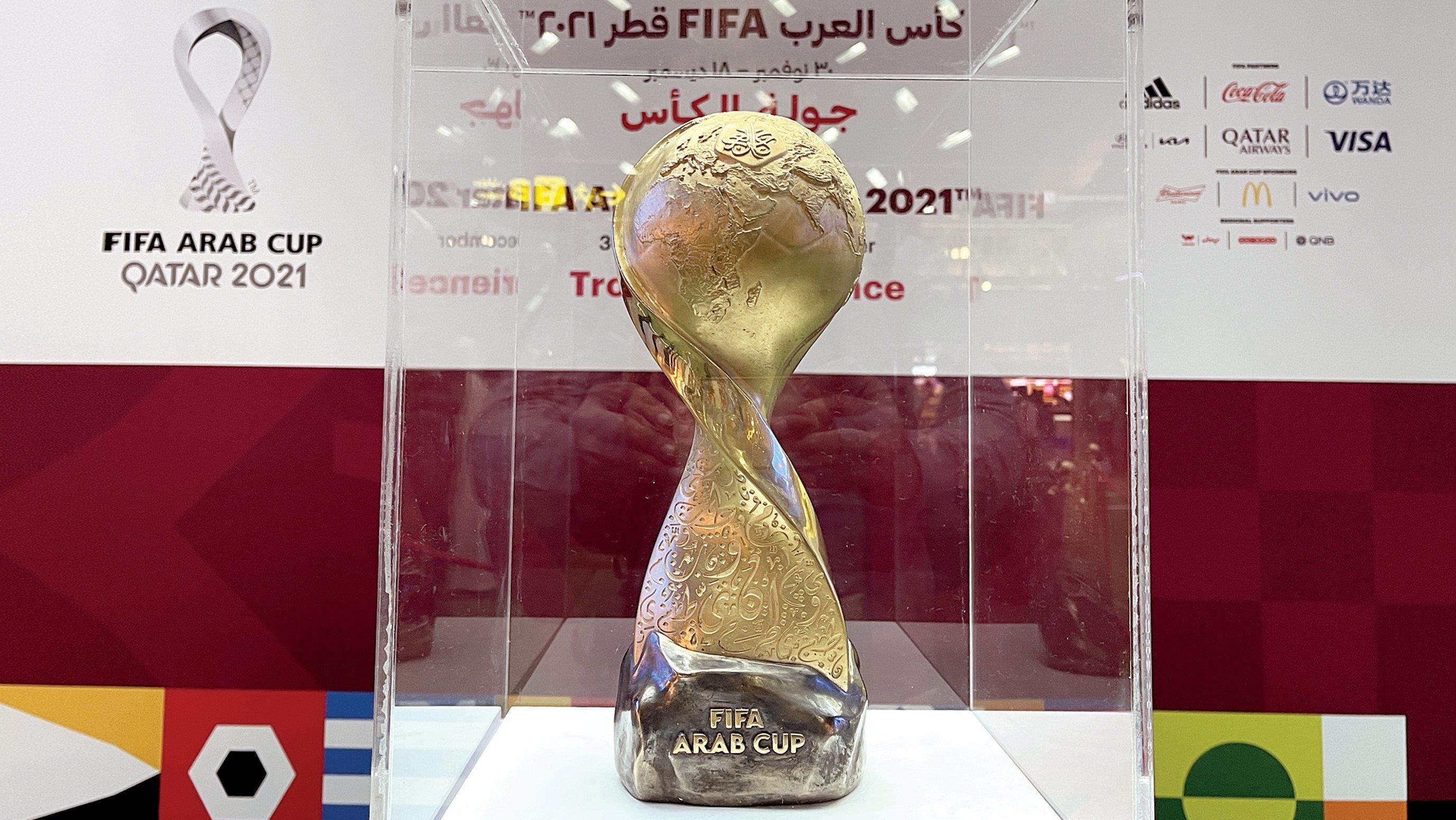الدوحة .. مجسم " كأس مونديال العرب " يبرز خريطة العالم العربي وثقافته ودلالاتها
