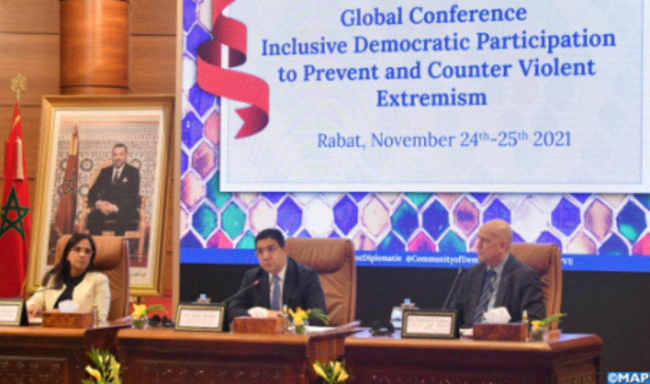 مؤتمر دولي حول "المشاركة الديمقراطية الشاملة للحد من التطرف العنيف ومكافحته"