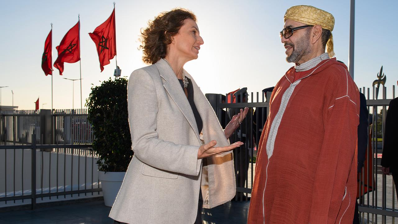 Le Roi Mohammed VI se félicite de la qualité du partenariat entre l'UNESCO et le Maroc portant sur la sauvegarde du patrimoine culturel immatériel