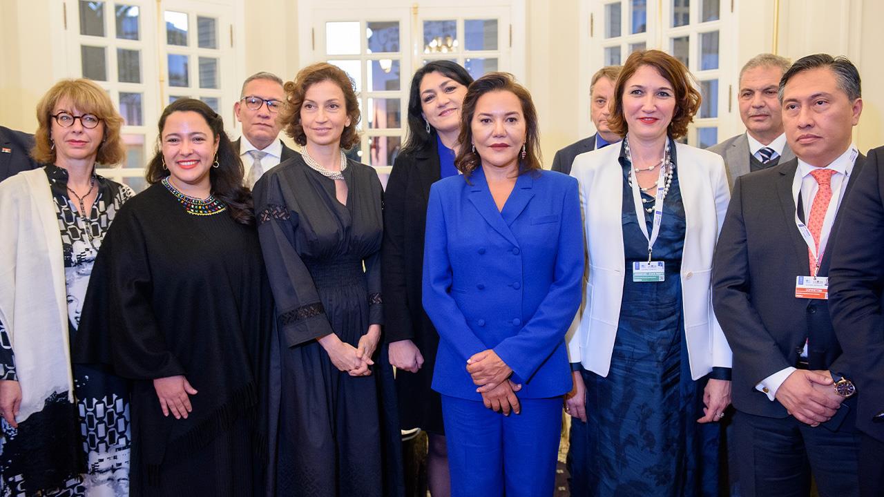 La Princesse Lalla Hasnaa offre une réception aux membres du Comité du Patrimoine Culturel Immatériel de l'UNESCO
